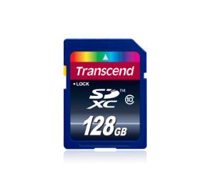 TS128GSDXC10 TRANSCEND 128GB SDXC Class 10 - 128 GB - SDXC - Klasse 10 - Blau
