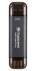 TS2TESD310C TRANSCEND TS2TESD310C - 2 TB - USB Typ-A auf USB Typ-C - 3.2 Gen 2 (3.1 Gen 2) - 1050 MB/s - Schwarz