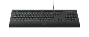 920-005217 LOGITECH Keyboard K280e for Business - Full-size (100%) - Wired - USB - QWERTY - Black