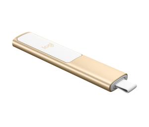 910-004862 LOGITECH Spotlight - Presentation remote control - 3 buttons - gold