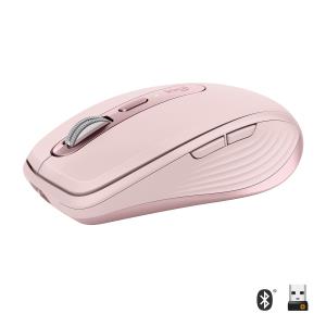 910-005990 LOGITECH MX Anywhere 3 Compact Performance Mouse - Right-hand - Laser - RF Wireless + Bluetooth - 4000 DPI - Pink