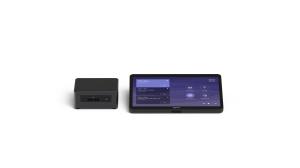 TAPMSTBASEINT/2 LOGITECH with Intel NUC for Microsoft Teams include everything you need to build out conference rooms with one or two displays. The 'Base' bundle comes pre-configured with a Microsoft-approved i5 11th Gen mini PC, Windows 10 IOT Enterprise,