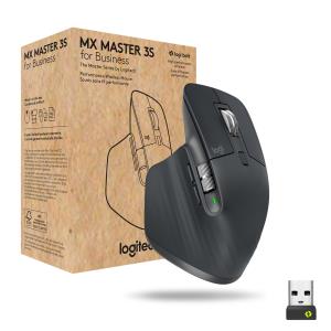 910-006582 LOGITECH Mouse MX Master 3S for Business WL BOLT graphite BT 7 Tasten
