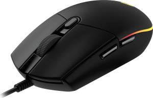 910-005823 LOGITECH Mouse G102 LIGHTSYNC Gaming black fr Rechtshnder
