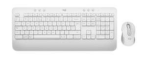 920-011038 LOGITECH Signature MK650 Combo for Business - Full-size (100%) - Bluetooth - Membrane - QWERTY - White - Mouse included