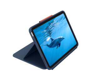 Rugged Combo 4 - Keyboard and folio case - Apple Smart connector - classic blue - for Apple 10.9-inch iPad (10th generation) thumbnail