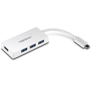 TUC-H4E TRENDNET USB-HUB 4-port USB3.0 Ultra-Mini-Hub an USB-C