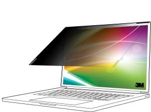 - Notebook privacy filter - bright screen - removable - flip/adhesive - 13.8