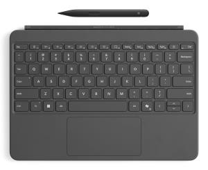 Surface Pro Keyboard - 12-inch - keyboard - with touchpad, accelerometer - backlit - magnetic dock - UK/Irish - slate - 70% recycled paper-based packaging - with Slim Pen - for Surface Pro for Business (12-inch) thumbnail
