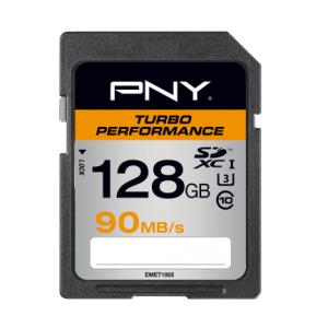 SD128TURPER90-EF PNY SDXC 128GB Turbo Performance 90MB/s (while stocks last)