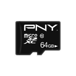EU Product - SD MicroSD XC Card  64GB PNY Performance Plus Cl.10 retail thumbnail