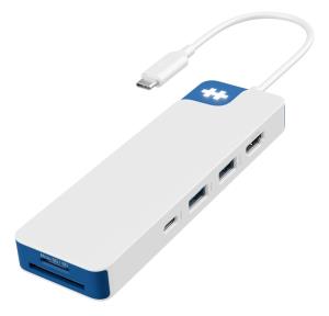 HyperDrive Flex 8 Port USB-C Hub Blue thumbnail