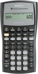 BAII PLUS TEXAS INSTRUMENTS Texas Instruments BA-II Plus calculator Pocket Scientific Black                                     