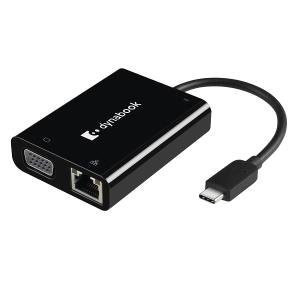 PS0089UA1PRP DYNABOOK Dynabook USB-C to VGA/LAN Adapter                                                                                                                     