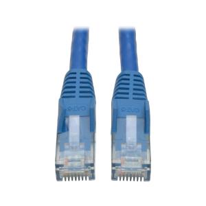 N201-003-BL EATON CORPORATION Eaton Tripp Lite Series Cat6 Gigabit Snagless Molded (UTP) Ethernet Cable (RJ45 M/M), PoE, Blue, 3 ft. (0.91 m) - Patch cable - RJ-45 (M) to RJ-45 (M) - 0.9 m - UTP - CAT 6 - molded, snagless, stranded - blue