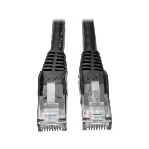 N201-010-BK EATON CORPORATION Eaton Tripp Lite Series Cat6 Gigabit Snagless Molded (UTP) Ethernet Cable (RJ45 M/M), PoE, Black, 10 ft. (3.05 m) - Patch cable - RJ-45 (M) to RJ-45 (M) - 3.05 m - UTP - CAT 6 - molded, snagless, stranded - black