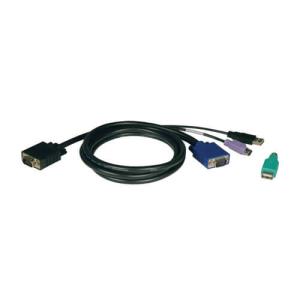 P780-010 EATON CORPORATION TRIPP LITE Ps/2 USB KVM Cbl Kit For B042 Series KVM 3m