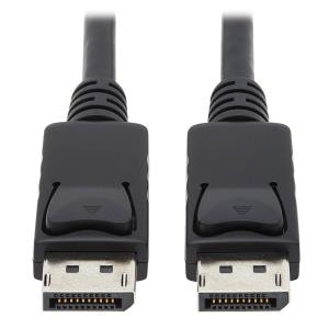 P580-006 EATON CORPORATION Eaton Tripp Lite Series DisplayPort Cable with Latching Connectors, 4K 60 Hz (M/M), Black, 6 ft. (1.83 m) - DisplayPort cable - DisplayPort (M) to DisplayPort (M) - 1.8 m - black
