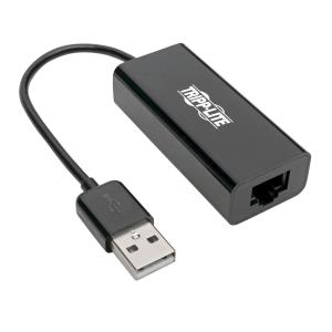 U236-000-R EATON CORPORATION USB 2.0 Hi-Speed to Gigabit Ethernet NIC Network Adapter White 10/100 Mbps - Network adapter - USB 2.0 - 10/100 Ethernet - black