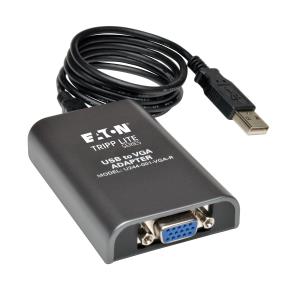 U244-001-VGA-R EATON CORPORATION USB 2.0 to VGA Dual Multi-Monitor External Video Graphics Card Adapter 1080p ...