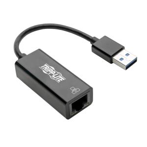 U336-000-R EATON CORPORATION USB 3.0 SuperSpeed to Gigabit Ethernet Adapter RJ45 10/100/1000 Mbps - Network adapter - USB 3.0 - Gigabit Ethernet - black