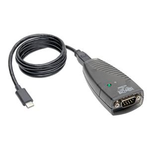USA-19HS-C EATON CORPORATION USB-C to Serial Adapter (DB9) - Keyspan, High-Speed (M/M)