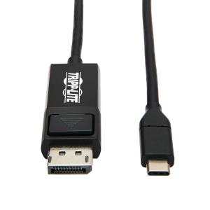 U444-006-DP-BE EATON CORPORATION USB C to DisplayPort Adapter Cable USB 3.1 Locking 4K USB-C 6ft - DisplayPort...