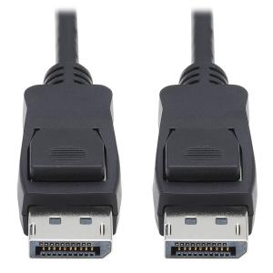 P580-010-V4 EATON CORPORATION Eaton Tripp Lite Series DisplayPort 1.4 Cable with Latching Connectors, 8K (M/M), Black, 10 ft. (3.1m) - DisplayPort cable - DisplayPort (M) to DisplayPort (M) - DisplayPort 1.4 - 3.05 m - black