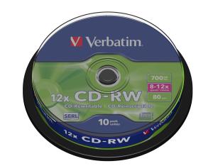 CD-RW 12x 10pk Spindle thumbnail