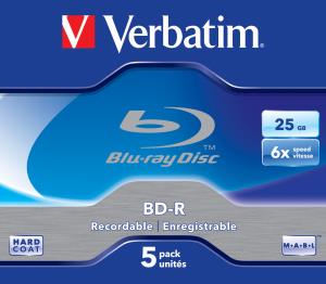 BD-R 25GB 6X 5PK JC WHITE/BLUE SURFACE thumbnail
