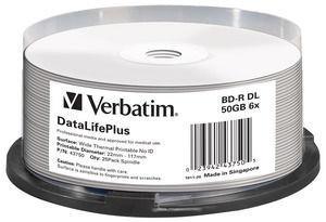 BD-R DL 50GB 6X Printable 25pk thumbnail