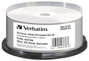 BD-R Single Layer 256GB 6X DL+ Printable 25 Pack thumbnail