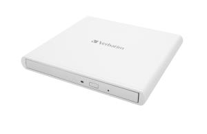 43894 VERBATIM External Slimline USB 2.0 DVD Writer White
