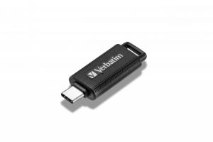 49459 VERBATIM USB Drive 3.2 Gen 1 128GB Retractable USB-C