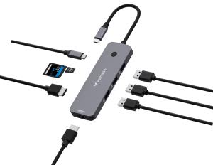 USB-C Pro Multiport Hub 8 Port CMH-08 thumbnail