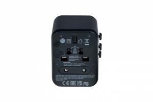 Universal Travel Adapter UTA-02 PD20W / QC / 1xUSB thumbnail