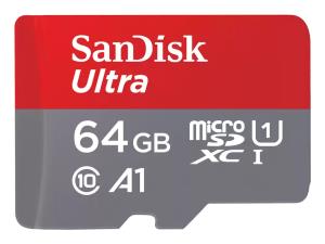 ULTRA MICROSDXC 64GBINC SD ADAPTER 140MB/S A1 2PK thumbnail