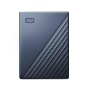 WD My Passport for Mac WDBEJA0060BBL - Hard drive - encrypted - 6 TB - external (portable) - USB 3.2 Gen 1 (USB-C connector) - 256-bit AES - blue thumbnail