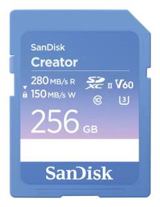 Creator - Flash memory card - 256 GB - Video Class V60 / UHS-II U3 / Class10 - SDXC UHS-II thumbnail