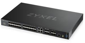 XGS4600-32F-ZZ0102F ZYXEL XGS4600-32F L3 Managed Switch 24 port Gig SFP 4 dual pers.  and 4x 10G SFP+ stackable dual PSU