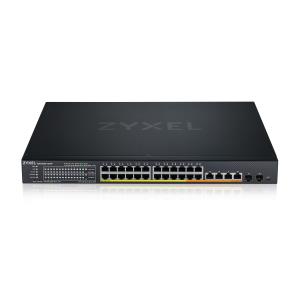 XMG1930-30HP-ZZ0101F ZYXEL XMG1930-30HP 24-port 2.5GbE Smart Managed Layer 2 PoE 700W 22xPoE+/8xPoE++ Switch with 4 10GbE and 2 SFP+ Uplink