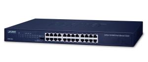 EU Product - PLANET FNSW-2401 network switch Unmanaged Fast Ethernet (10/100) 1U Blue thumbnail