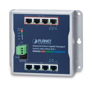 WGS-804HPT PLANET IP30, IPv6/IPv4, 8-P 1000TP