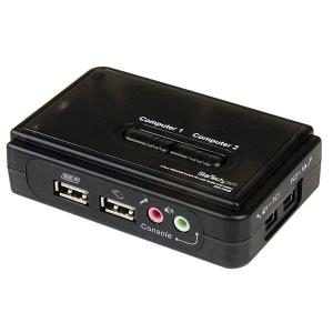 2 PORT BLACK USB KVM SWITCH KIT thumbnail
