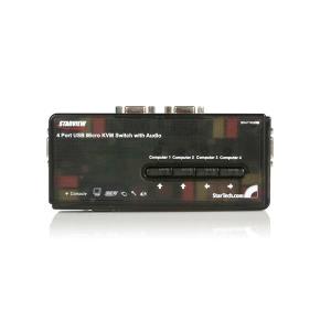 4 PORT BLACK USB KVM SWITCH KIT thumbnail
