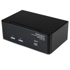 DVI KVM Switch with Audio & USB 2.0 Hub - 2-Port USB KVM Switch - 1920 x 1200 - Dual Monitor KVM Switch (SV231DD2DUA) - KVM / audio / USB switch - 2 x KVM / audio / USB - 1 local user - desktop - for P/N: IM12D1500P, SVA12M2NEUA, SVA12M5NA, USBDVI4N1A10, thumbnail
