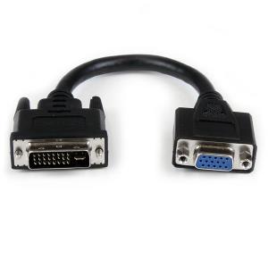 DVIVGAMF8IN STARTECH.COM 8in DVI to VGA Cable Adapter - DVI-I Male to VGA Female