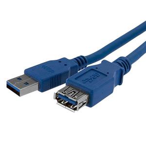1M BLUE USB 3.0 MALE TO FEMALE thumbnail