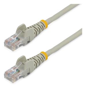 15m Gray Cat5e / Cat 5 Snagless Patch Cable - Patch cable - RJ-45 (M) to RJ-45 (M) - 15 m - UTP - CAT 5e - molded, snagless - grey thumbnail