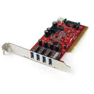 PCIUSB3S4 STARTECH.COM QUAD PORT PCI SUPERSPEED USB 3